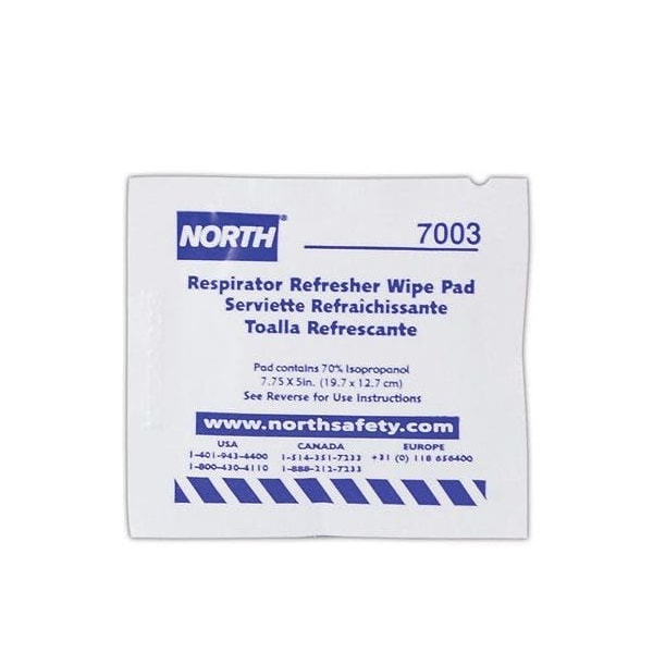 Miller Honeywell 5" X 7" Respirator Wipes For Any Respirator, PK100 7003-H5 - main
